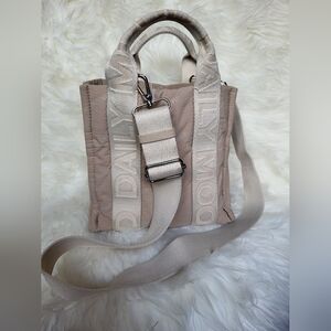 Zara Text Nylon City tote bag